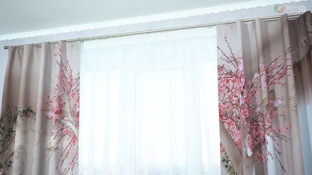 3D Фотошторы «Комната вдохновения» смотреть онлайн