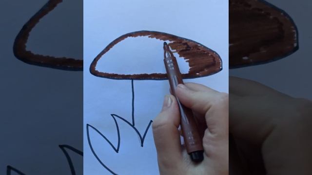 Веселое рисование?грибочек? смотреть онлайн