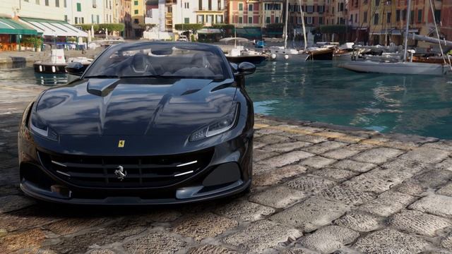 Ferrari Portofino M Nero Daytona carbon walkaround смотреть онлайн