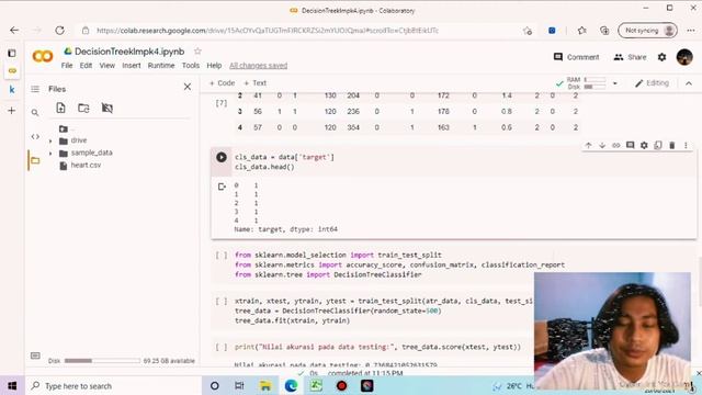 Penerapan Metode Decision Tree Pada Pemrograman Python смотреть онлайн