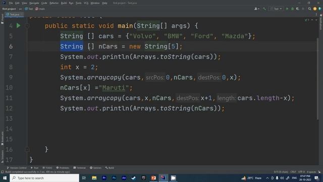 Insert Elements in Arrays Java | Data Structure in java | Java Tutorial in Hindi For Beginners смотреть онлайн