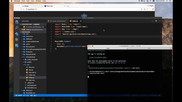 Building A Sticky Sidebar In React (1/3) смотреть онлайн