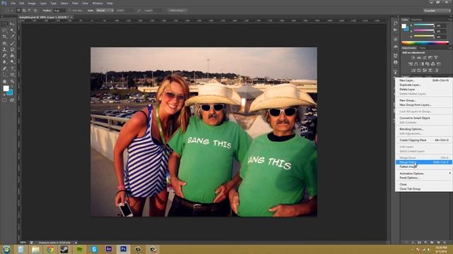Photoshop CS6 Tutorial - 72 - Composite Images from Adjustment смотреть онлайн