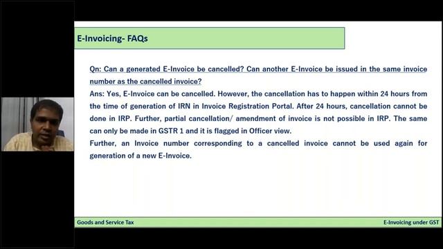 Mandatory use of Accounting Software having audit trail, GST E Invoicing & Key Issues and Impact смотреть онлайн
