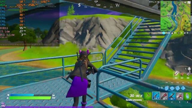 Phenom II X6 1055T 3,4 GHz + GTX 750 Fortnite 1080p Low смотреть онлайн