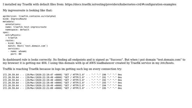 DevOps & SysAdmins: Traefik is getting "404 Page not found" in AWS смотреть онлайн