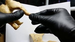 Лепка из пластилина. Лепка мамонта из слона. Как слепить животное.