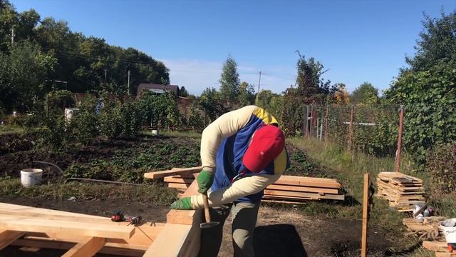 Дом Шалаш по Каркасной Технологии / A-frame house / Часть 1 смотреть онлайн