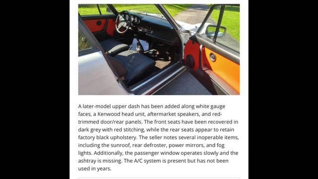 Porsche 911 Aircooled Registration Drama