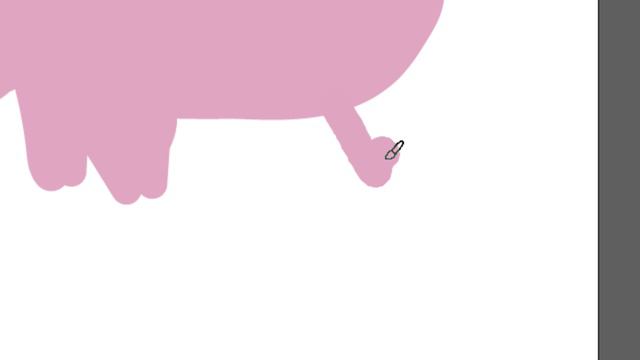 Рисуем свинку детям часть 17 смотреть онлайн