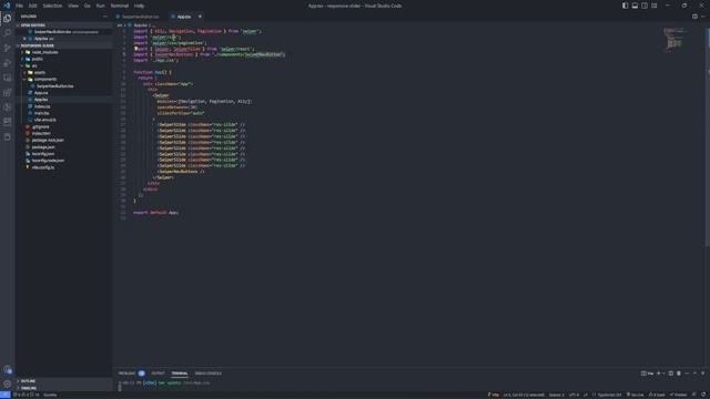 Swiper.js | Custom Navigation Buttons | React смотреть онлайн