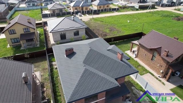 Гибкая черепица RoofShield Премиум Модерн Бархатно-чёрный