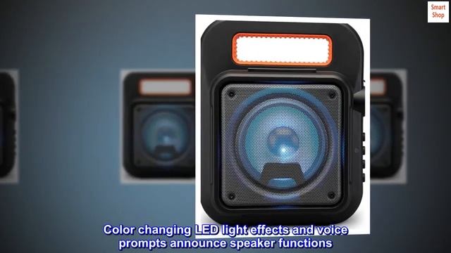 iLive ISB309B Wireless Tailgate Party Speaker, with LED Light Effects and Built-in Rechargeable смотреть онлайн