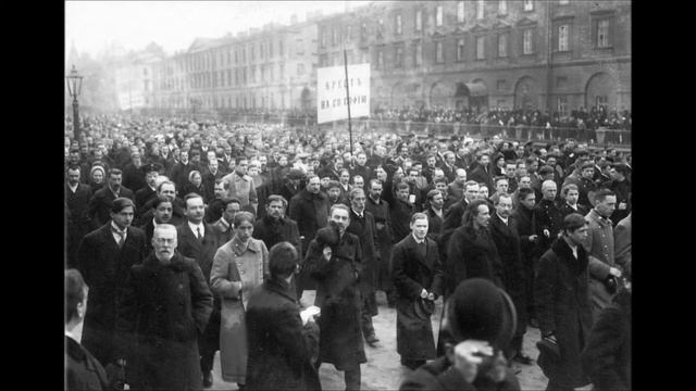 Манифестация после объявления Германией блокады Англии смотреть онлайн