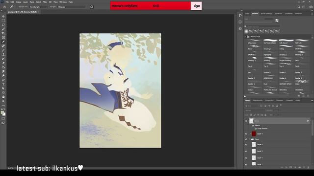 Jean Speedpaint - Genshin Impact Painting Process смотреть онлайн