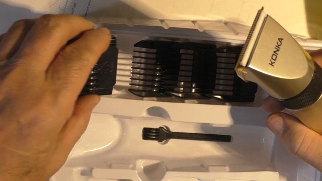 Распаковка из Китая Машинка для стрижки KONKA смотреть онлайн