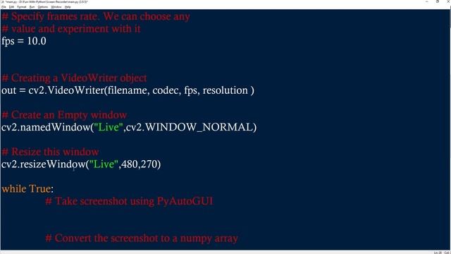 Screen Recorder using Python | Fun with Python | The Programmers Talk смотреть онлайн