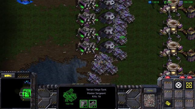 StarCraft: Remastered - 1 Terran vs 7 random computers - Map: Fastest Map Possible! смотреть онлайн