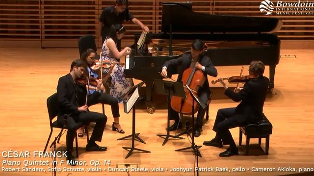 Franck Piano Quintet in f minor, Op. 14 (movement I) смотреть онлайн