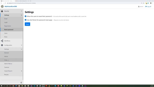 Setting Up Orchard Core User Access Management and Content Permissions