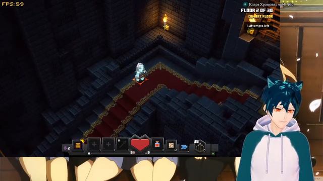 [Vtuber] Minecraft Dungeons: tower climb? смотреть онлайн