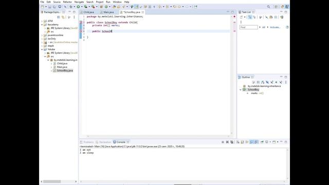 Классы, наследование, аннотация Override. смотреть онлайн