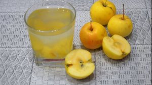 Как приготовить компот из свежих яблок.