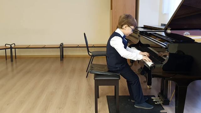 Арсений Линев, 8 лет, К.Черни, Этюд, соч. 299, № 5 смотреть онлайн