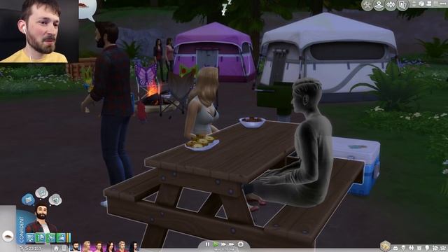CAMPING WITH BIGFOOT - Sims 4 Outdoor Retreat - The Sims 4 Funny Highlights #67 смотреть онлайн