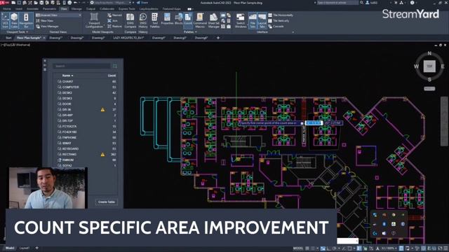 New Count Area Feature in Autocad 2023 смотреть онлайн