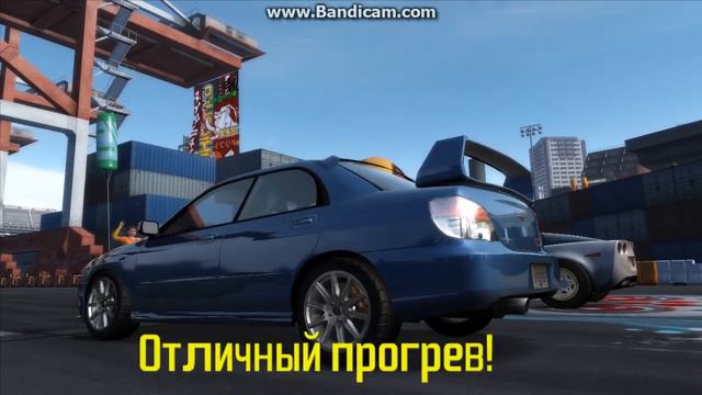 Need For Speed: ProStreet Токийский порт драг 1/4 на Subaru Impreza WRX STi