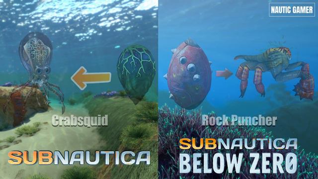 Subnautica VS Subnautica Below Zero Final compilation (Which game is better) смотреть онлайн