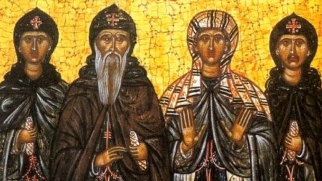 Преподобный Ксенофонт,супруга его Мария и чада их Аркадий и Иоанн смотреть онлайн