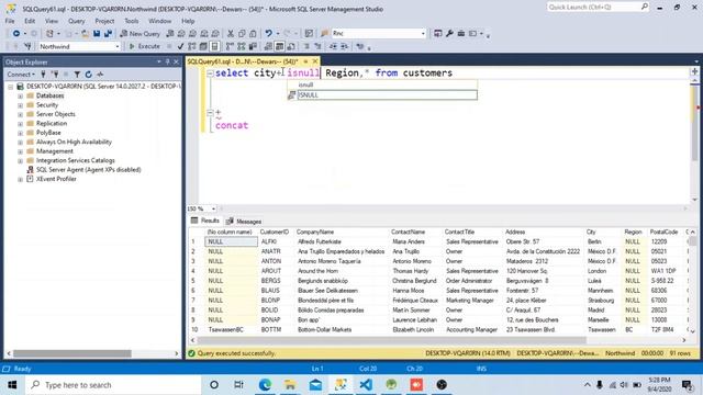 Concatenar Campos SQL, Concat SQL V7 смотреть онлайн