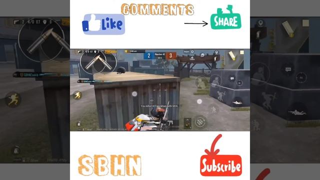 Chal Bombay X Cardles| Pubg mobile TDM sniper slow mo|SBHN Gaming... смотреть онлайн