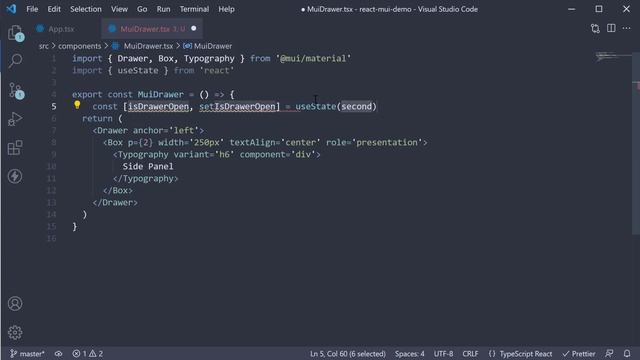 React Material UI Tutorial - 25 - Drawer смотреть онлайн