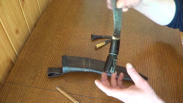 Старинный непальский кукри-какой он есть. смотреть онлайн