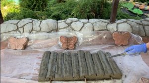 ДЕКОРАТИВНЫЙ БЕТОННЫЙ ЗАБОР СВОИМИ РУКАМИ - DIY