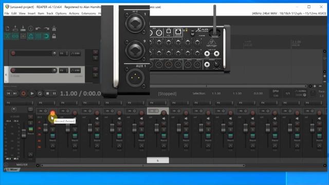 Connecting The Behringer XR18 To Reaper - Settings for X-Air and Reaper w Virtual Soundcheck Option смотреть онлайн