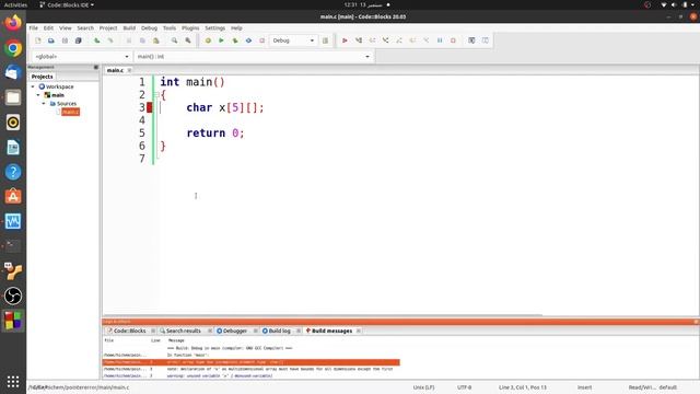 array type has incomplete element type смотреть онлайн