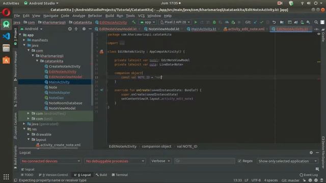 Tutorial Room Persistence Android Studio dengan Kotlin - 4. Mengedit data (UPDATE) смотреть онлайн