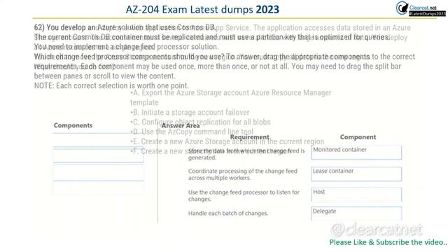 AZ-204 Exam Questions dumps 2023 - Latest az-204 real exam questions | Updated 2023 смотреть онлайн