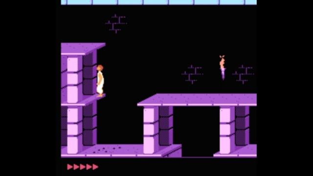 Dendy (Famicom,Nintendo,Nes) 8-bit Prince of Persia Level 9