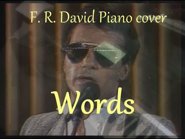 Words [F. R. David piano cover] (request) смотреть онлайн