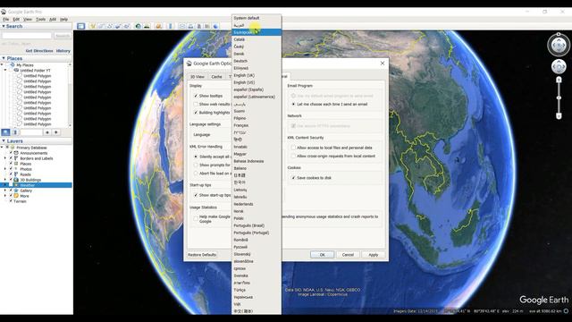 How to Change Language in Google Earth Pro || смотреть онлайн