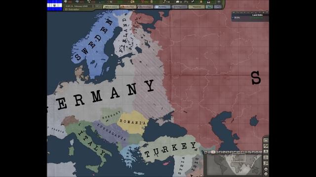 Hearts of Iron 3 Timelapse: German civil war смотреть онлайн