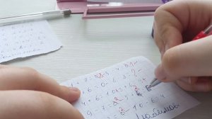 Проверка проверочных работ по математике 1 класс « игра в учителя» урок 7