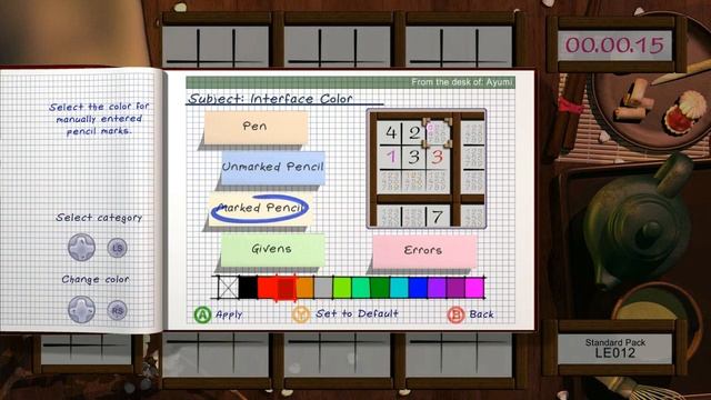 Buku Sudoku XBLA 360 gameplay смотреть онлайн