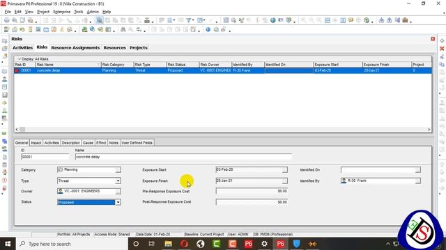 Maintain Risks opportunity or threats activities |Risk management | Primavera P6 | Advanced Tutoria смотреть онлайн