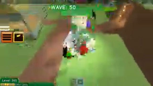 GETTING TO WAVE 62 AND GETTING THE BAT AND THE DOGE PET (Zombie attack episode 5) смотреть онлайн